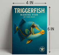 Triggerfish Marine Fish of the Reef Poster PosterGoat