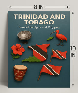 Trinidad And Tobago Land Of Steelpan Poster PosterGoat