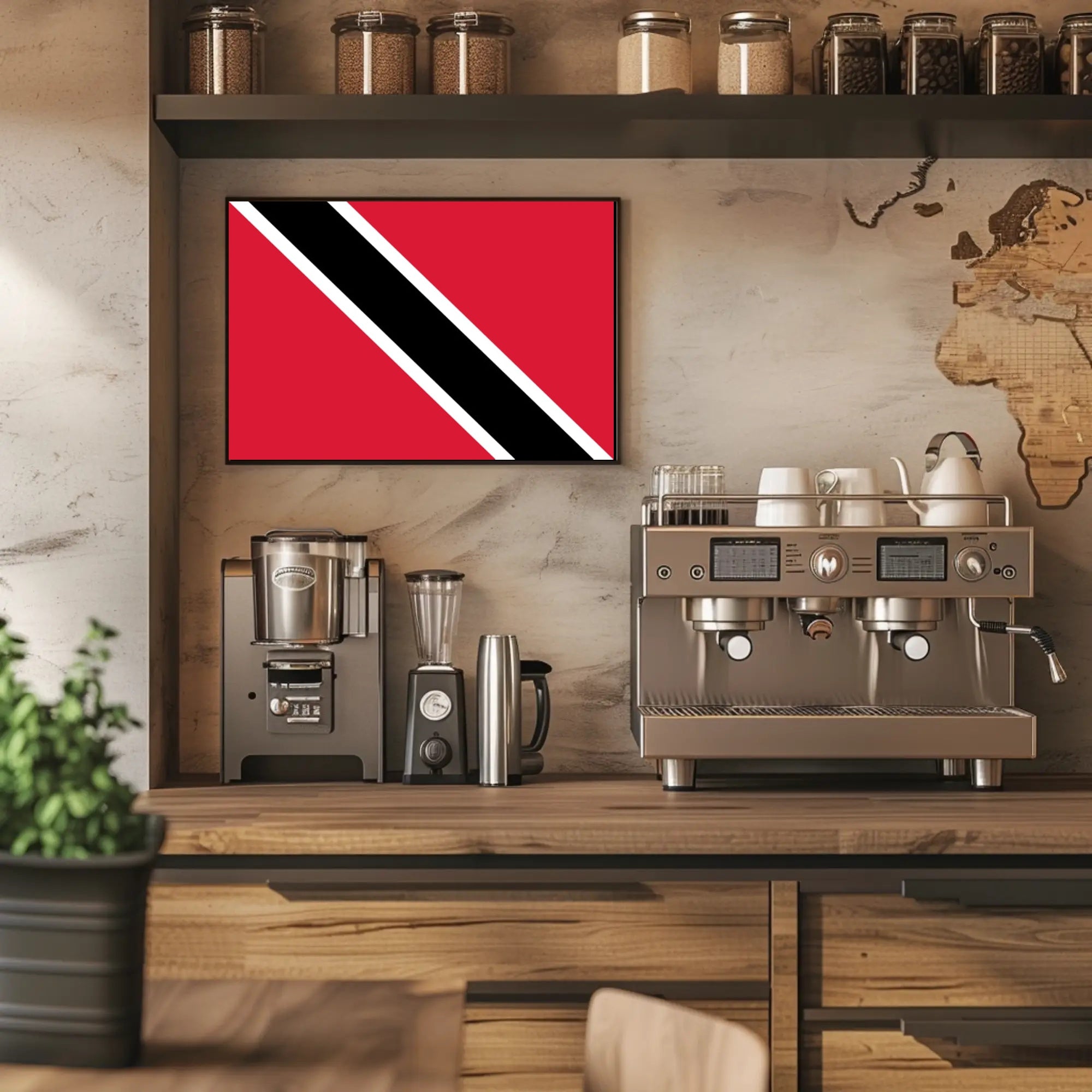 Trinidad and Tobago Flag Country Flag Poster PosterGoat