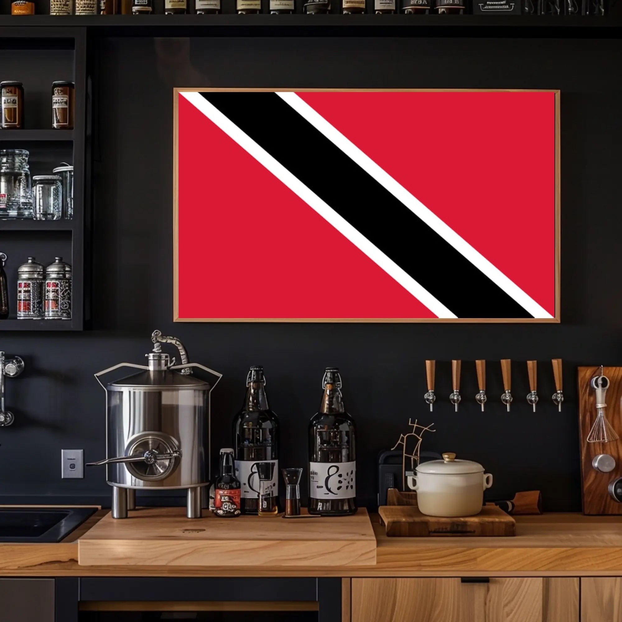 Trinidad and Tobago Flag Country Flag Poster PosterGoat