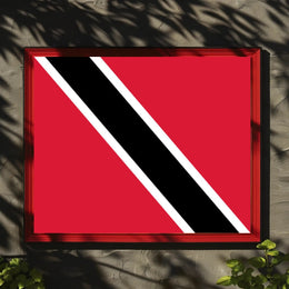 Trinidad and Tobago Flag Country Flag Poster PosterGoat