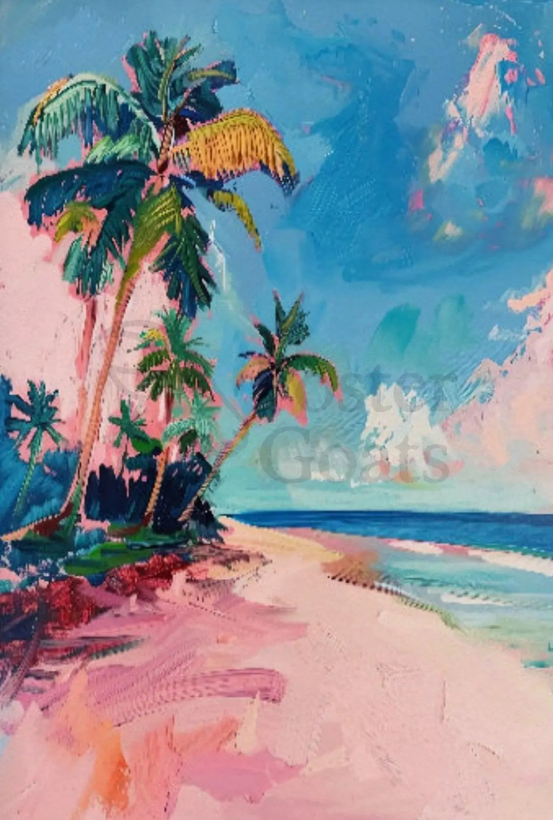 Tropical Escape Impressions Art Print Travel Poster PosterGoat