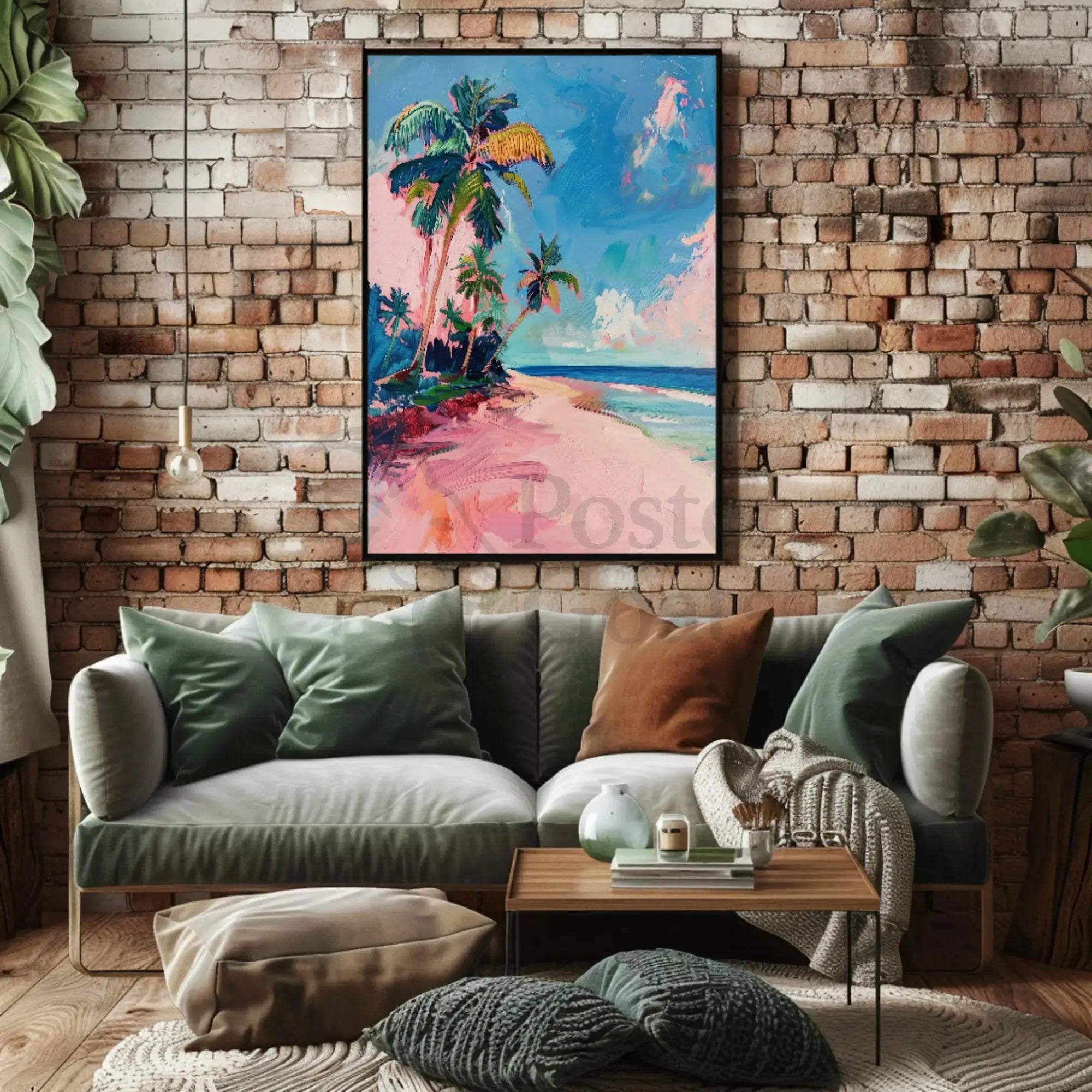 Tropical Escape Impressions Art Print Travel Poster PosterGoat
