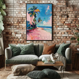 Tropical Escape Impressions Art Print Travel Poster PosterGoat