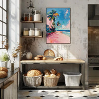 Tropical Escape Impressions Art Print Travel Poster PosterGoat