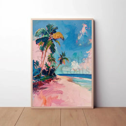 Tropical Escape Impressions Art Print Travel Poster PosterGoat
