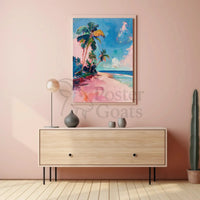 Tropical Escape Impressions Art Print Travel Poster PosterGoat