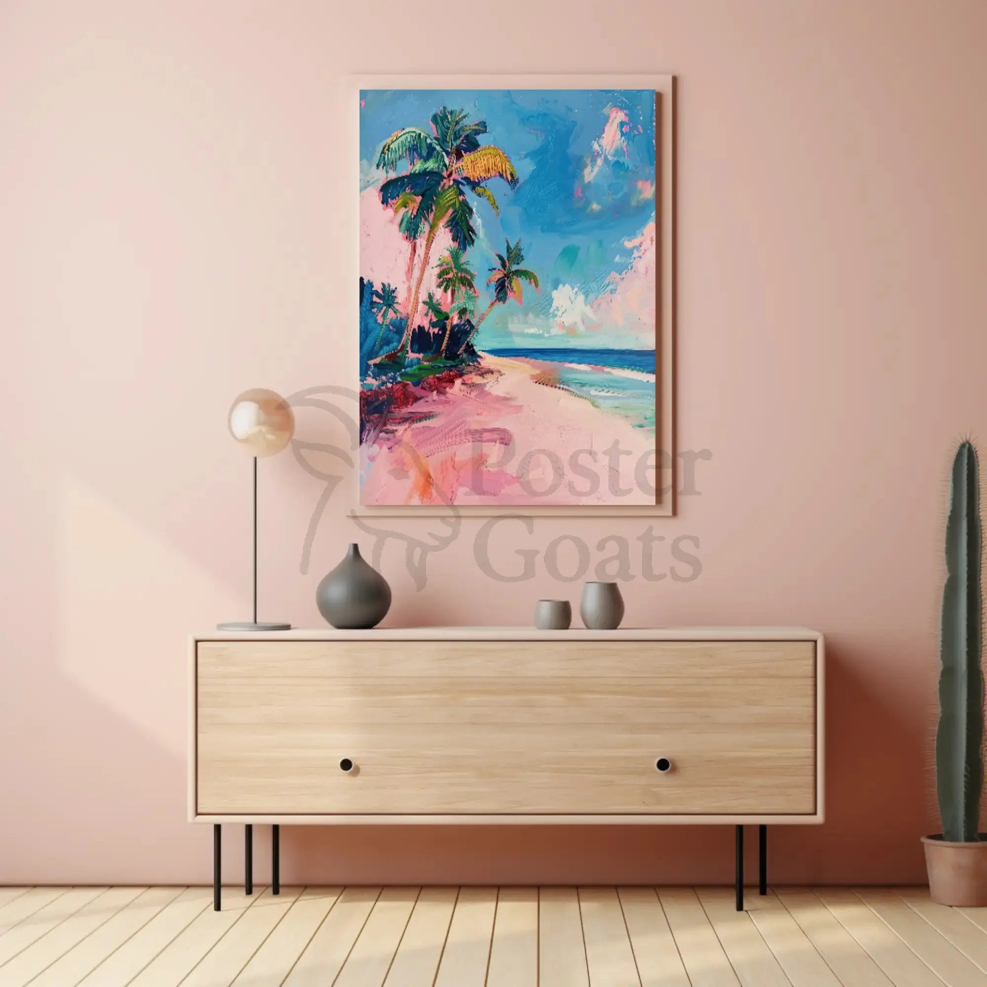 Tropical Escape Impressions Art Print Travel Poster PosterGoat