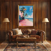 Tropical Escape Impressions Art Print Travel Poster PosterGoat