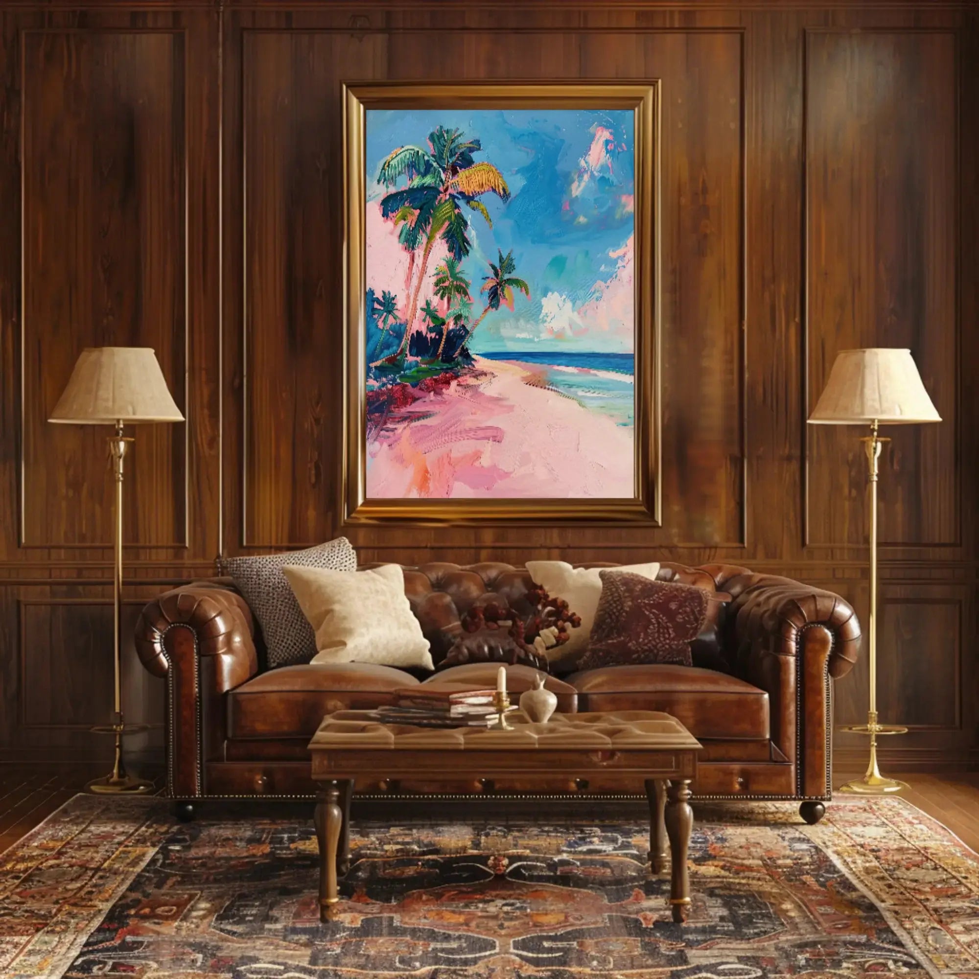 Tropical Escape Impressions Art Print Travel Poster PosterGoat