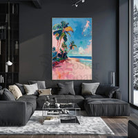 Tropical Escape Impressions Art Print Travel Poster PosterGoat