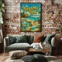 Tropical Paradise Awaits Vintage Travel Poster PosterGoat
