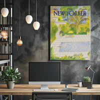 Tropical Poolside Escape Scene Relaxation Travel Poster PosterGoat
