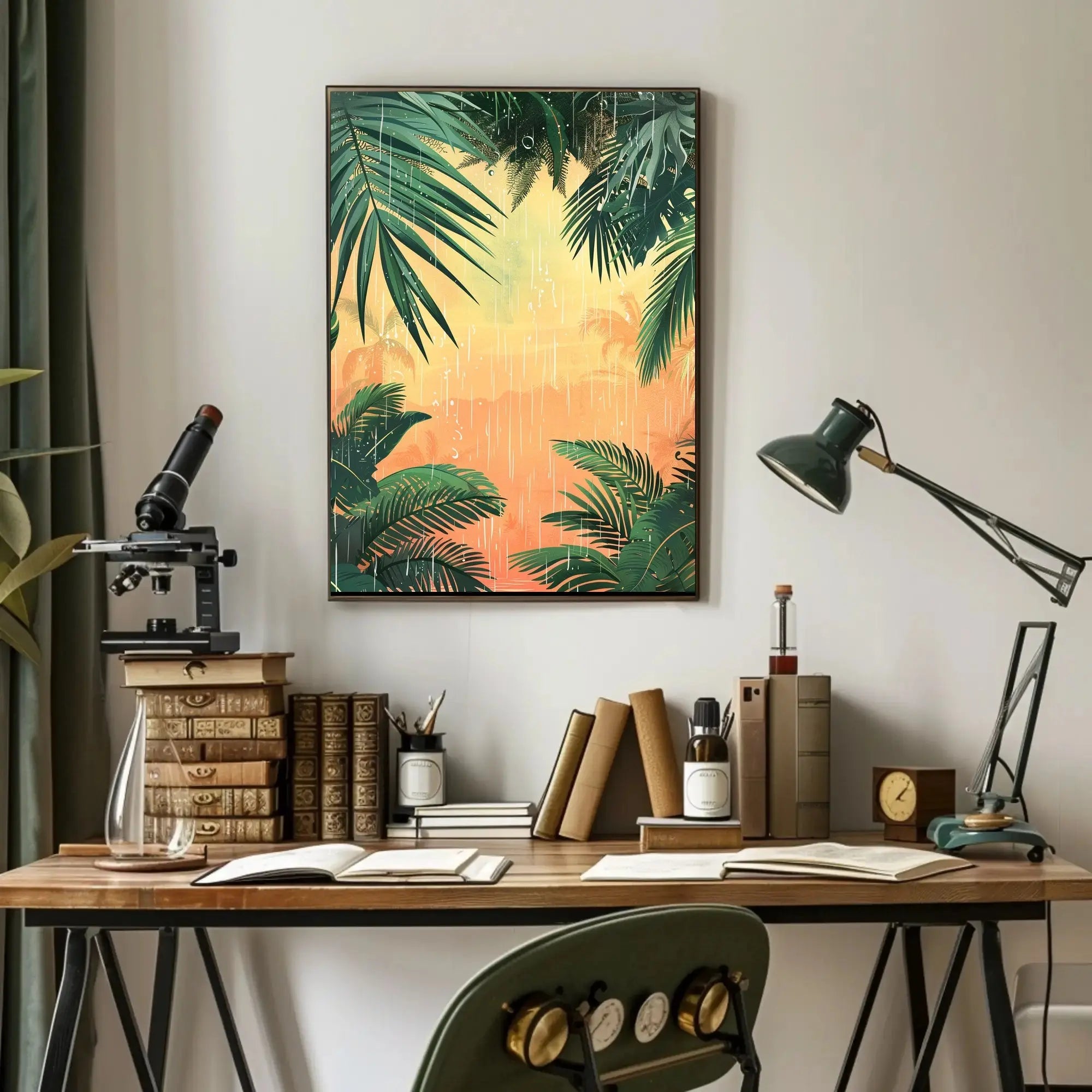 Tropical Rainforest Scene Art Print - National Park Poster PosterGoat