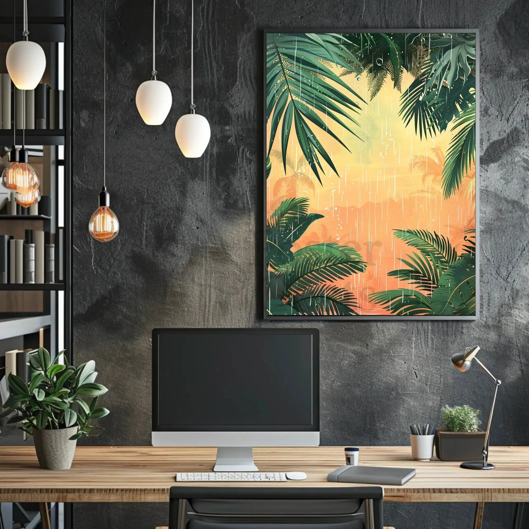 Tropical Rainforest Scene Art Print - National Park Poster PosterGoat