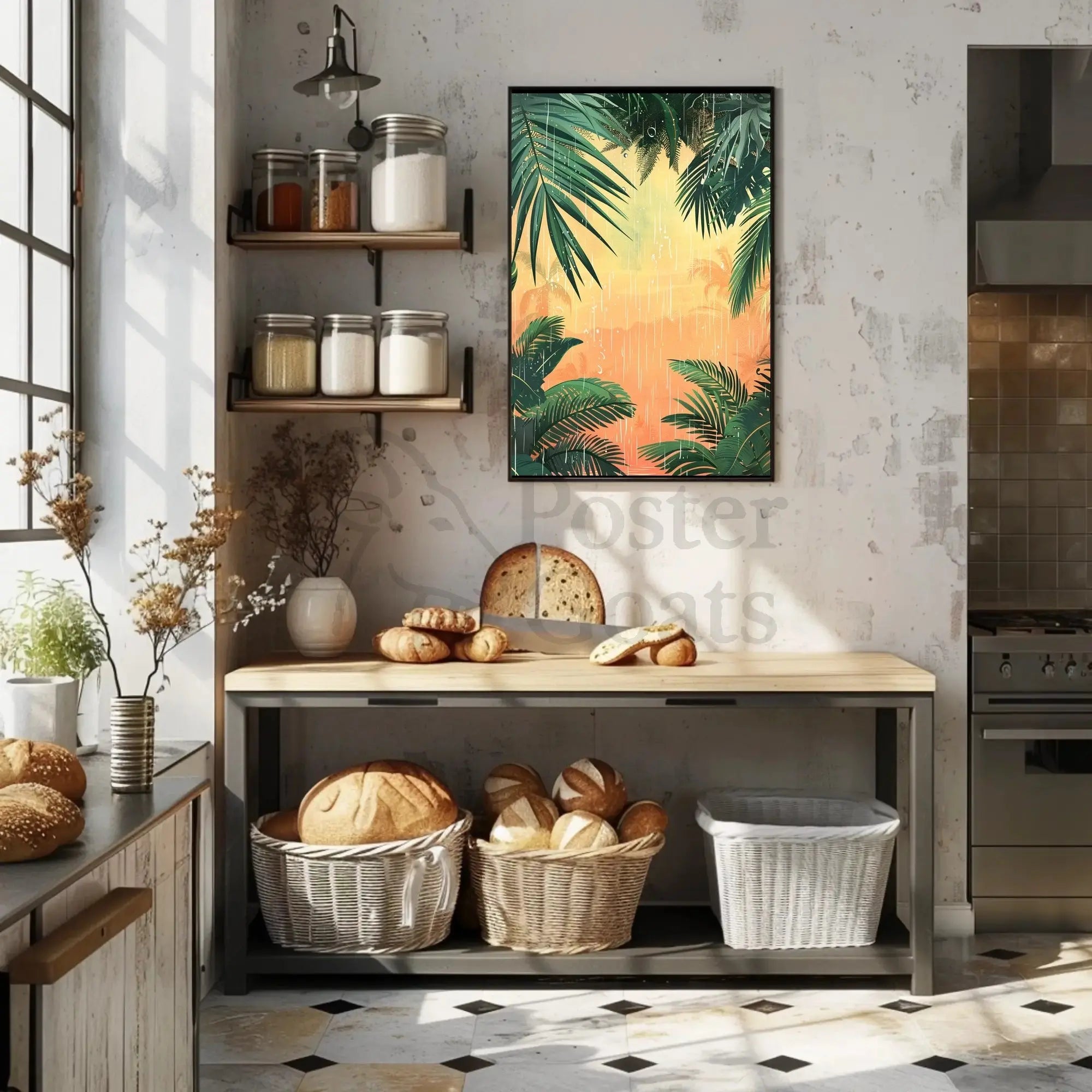 Tropical Rainforest Scene Art Print - National Park Poster PosterGoat