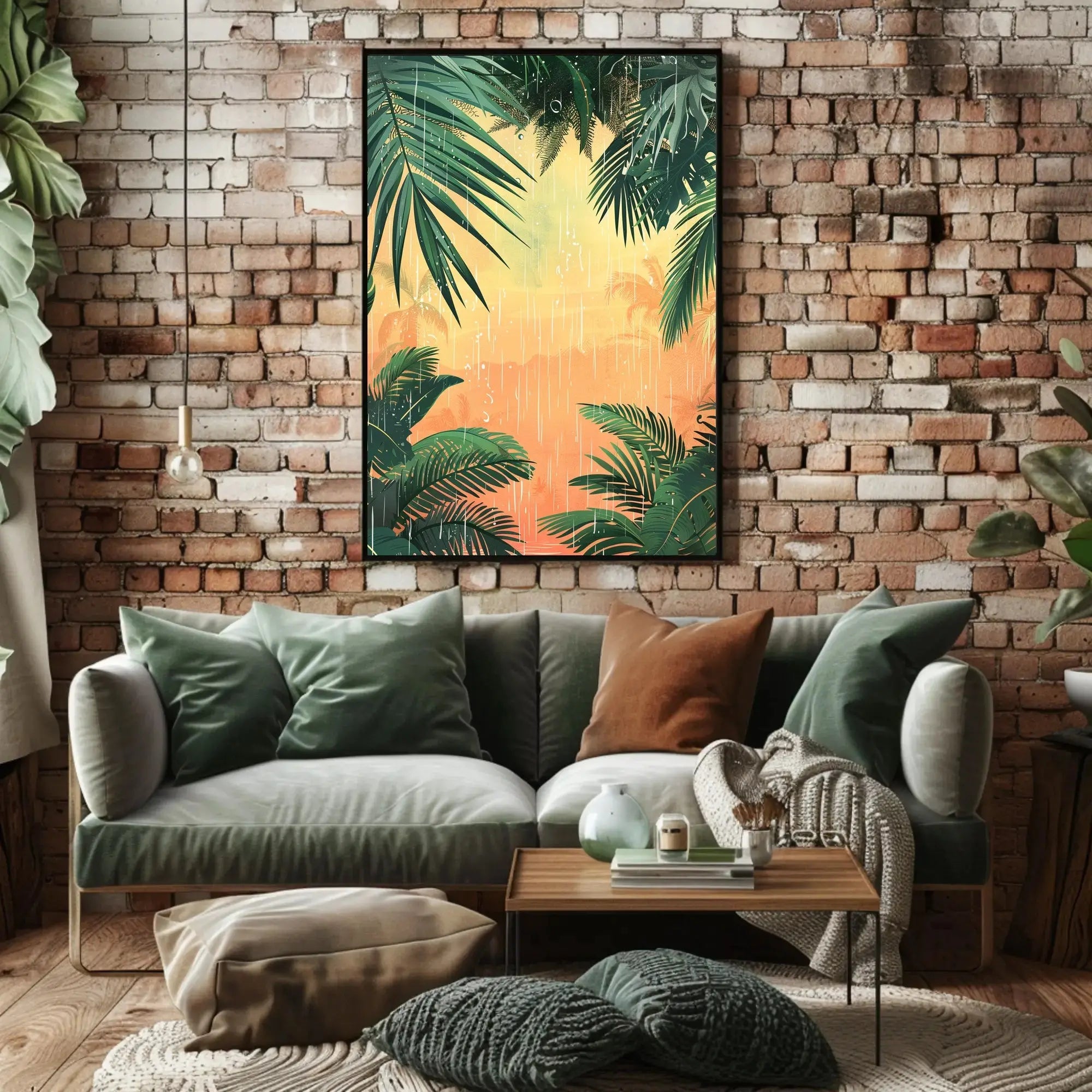 Tropical Rainforest Scene Art Print - National Park Poster PosterGoat