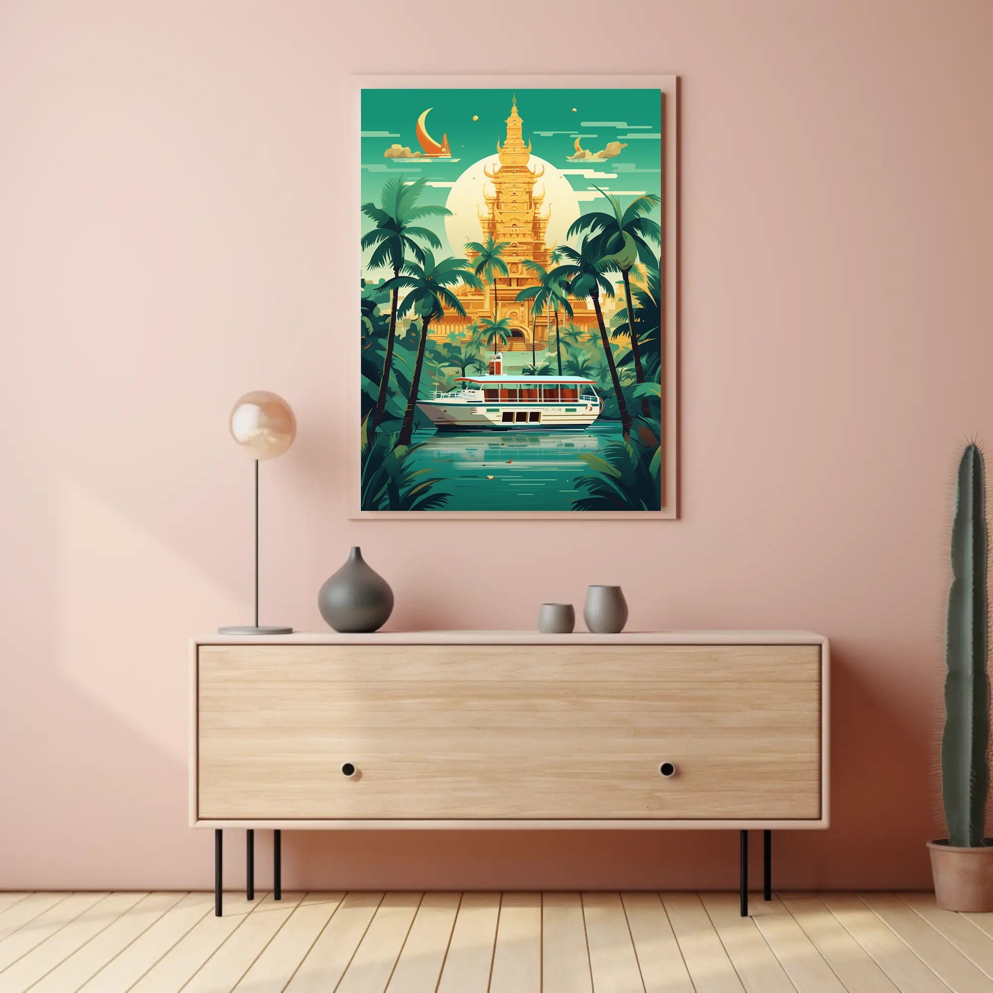 Tropical Serenity Travel Poster PosterGoat