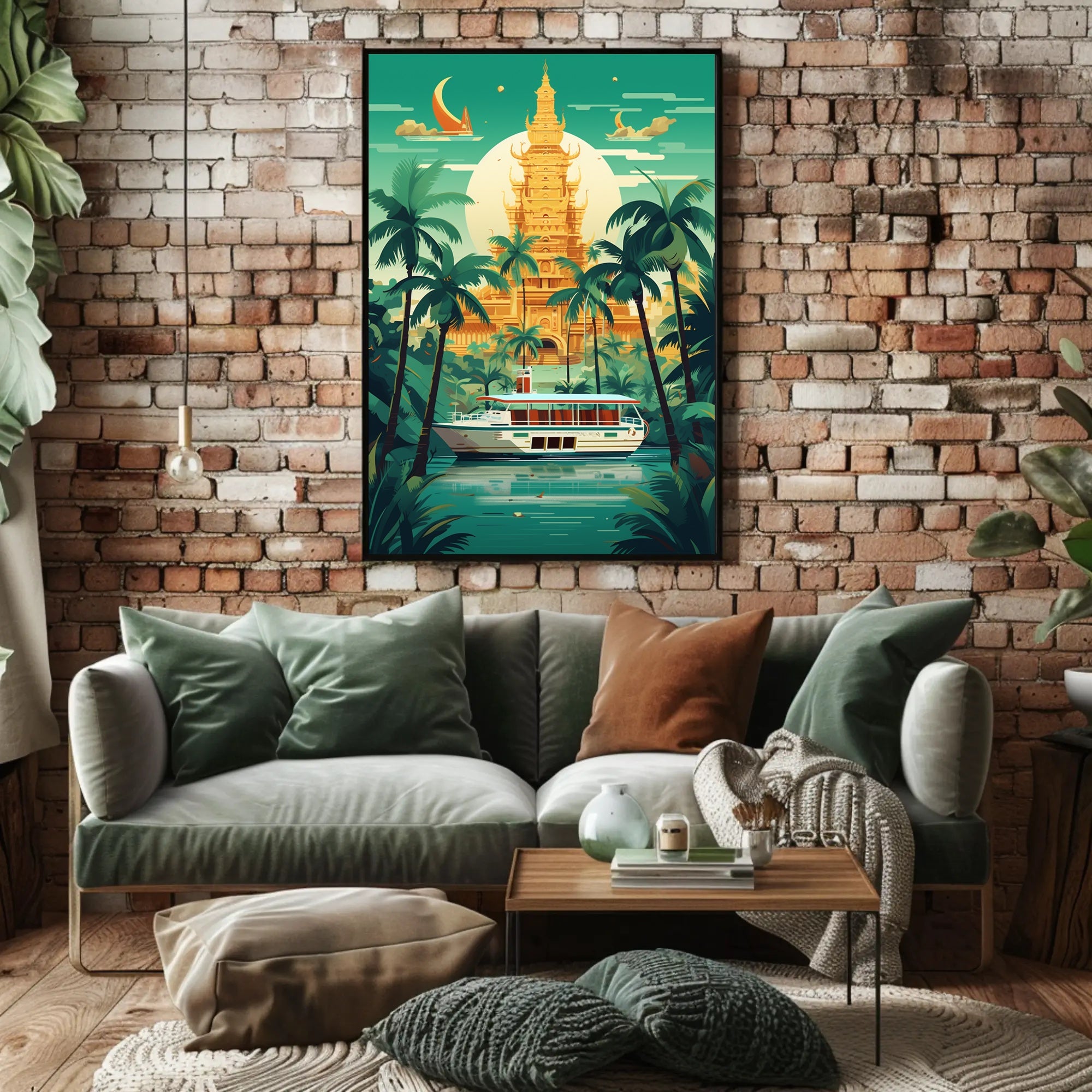 Tropical Serenity Travel Poster PosterGoat