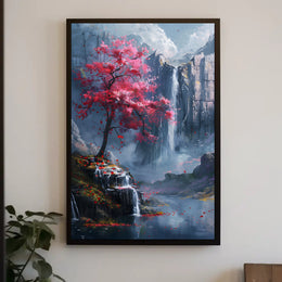 Tropical Sunset Vibes Travel Poster PosterGoat