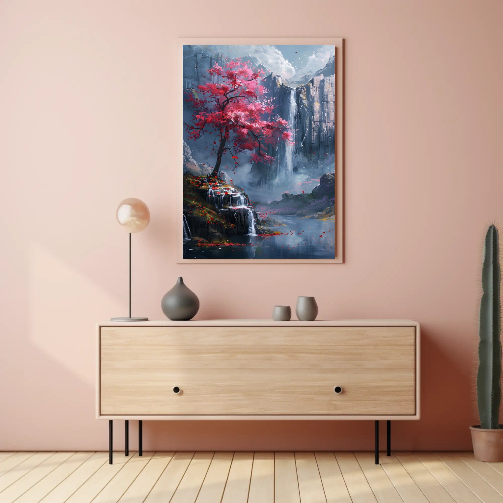 Tropical Sunset Vibes Travel Poster PosterGoat