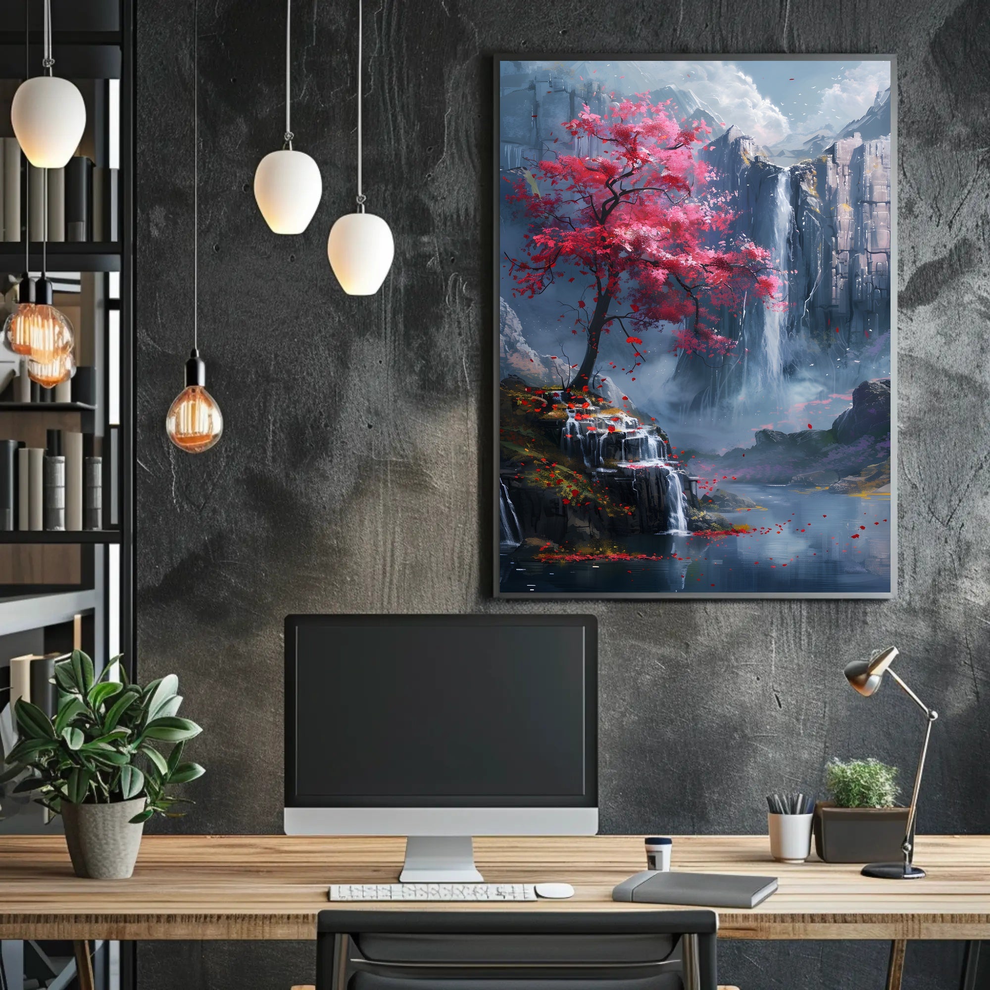 Tropical Sunset Vibes Travel Poster PosterGoat