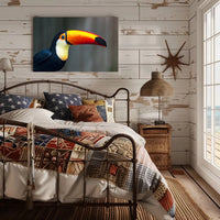 Tropical Toucan in Lush Jungle Setting: Animal Poster PosterGoat
