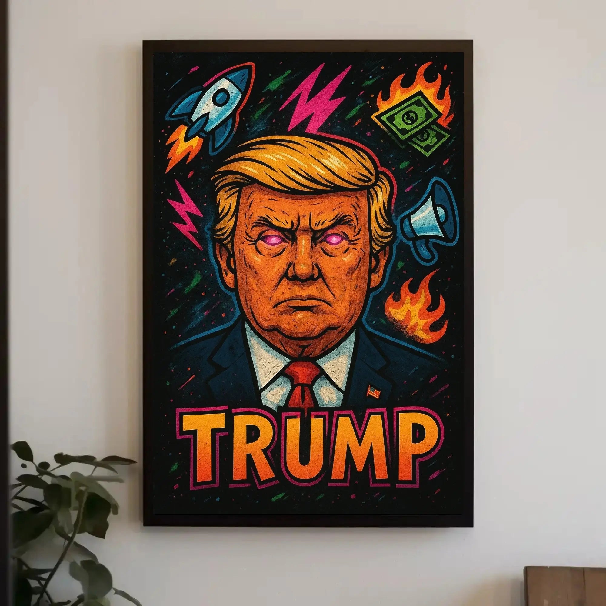 Trump Bold Pop Art Political or Propaganda Poster PosterGoat