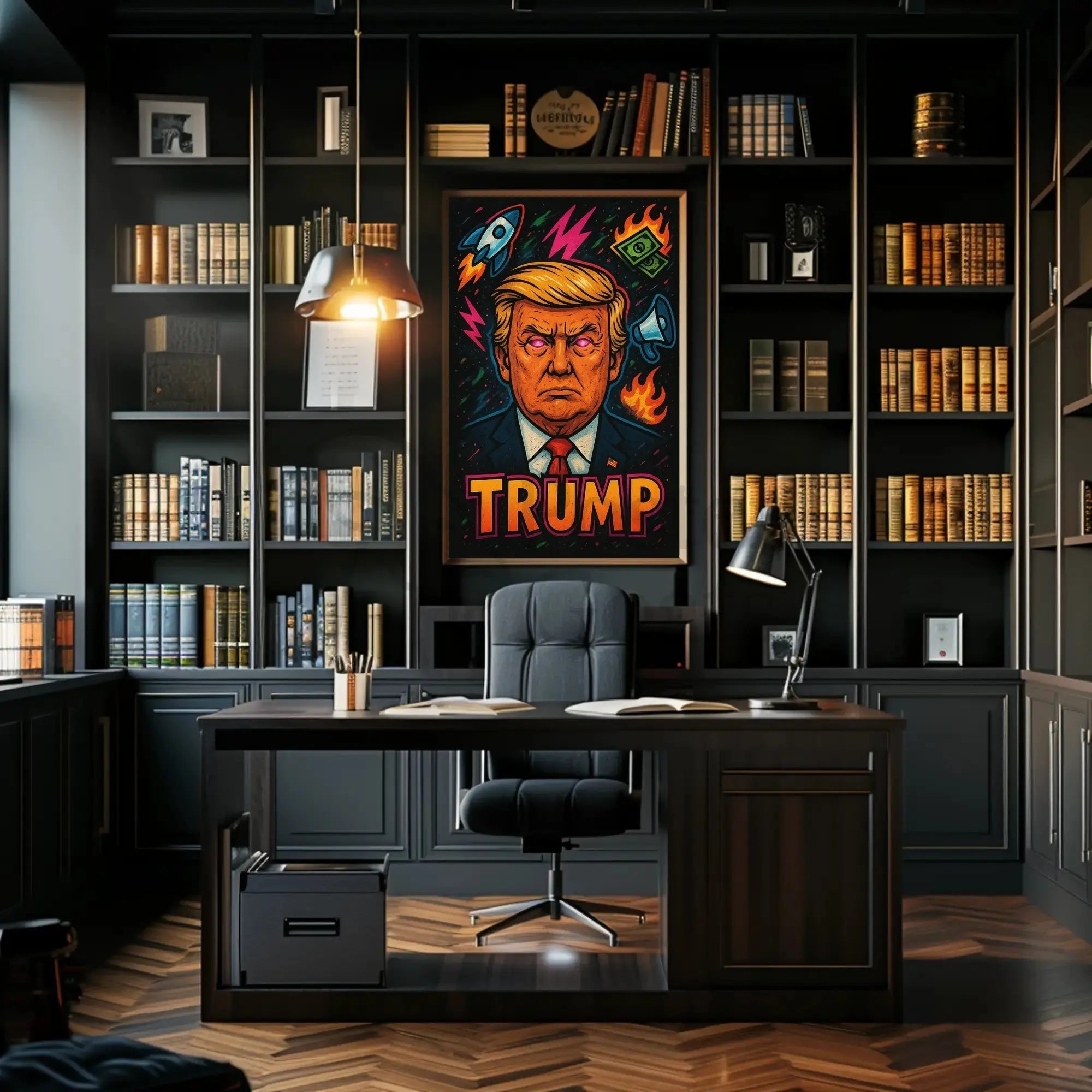 Trump Bold Pop Art Political or Propaganda Poster PosterGoat