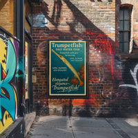 Trumpetfish The Stealthy Saltwater Poster PosterGoat