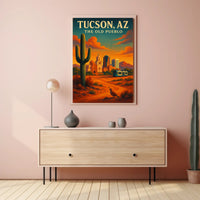 Tucson, Az The Old Pueblo Poster PosterGoat