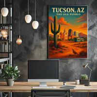 Tucson, Az The Old Pueblo Poster PosterGoat