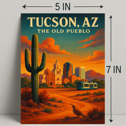 Tucson, Az The Old Pueblo Poster PosterGoat