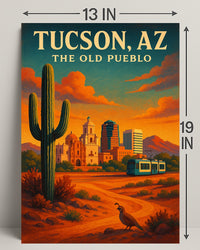 Tucson, Az The Old Pueblo Poster PosterGoat