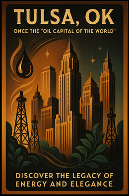 Tulsa, Ok Legacy Of Energy And Poster PosterGoat