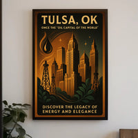 Tulsa, Ok Legacy Of Energy And Poster PosterGoat