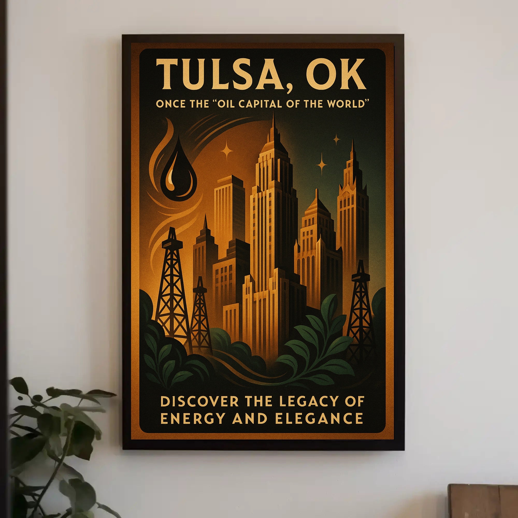 Tulsa, Ok Legacy Of Energy And Poster PosterGoat