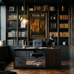 Tulsa, Ok Legacy Of Energy And Poster PosterGoat