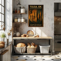 Tulsa, Ok Legacy Of Energy And Poster PosterGoat