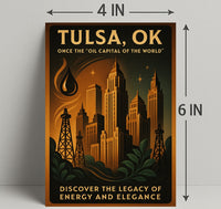 Tulsa, Ok Legacy Of Energy And Poster PosterGoat