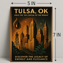 Tulsa, Ok Legacy Of Energy And Poster PosterGoat