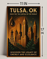 Tulsa, Ok Legacy Of Energy And Poster PosterGoat