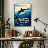 Tuna The Swift Ocean Hunter Wall Art Print PosterGoat