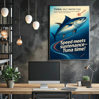 Tuna The Swift Ocean Hunter Wall Art Print PosterGoat