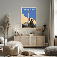 Turkmenistan Architectural Heritage Cultural or Heritage Poster PosterGoat