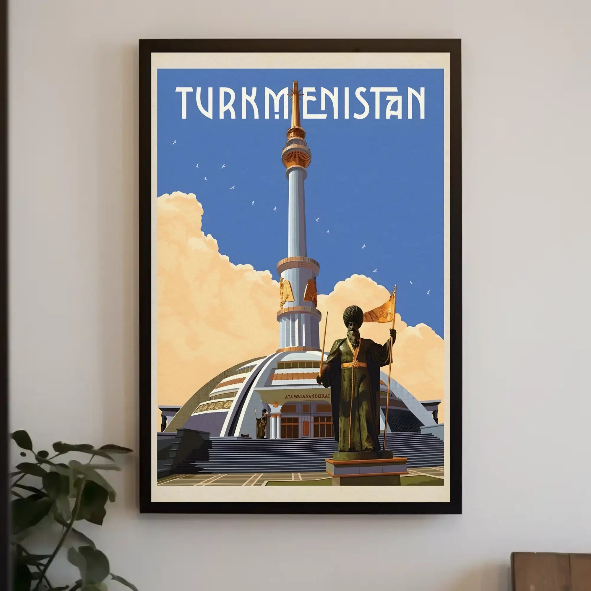 Turkmenistan Architectural Heritage Cultural or Heritage Poster PosterGoat