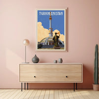 Turkmenistan Architectural Heritage Cultural or Heritage Poster PosterGoat