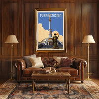 Turkmenistan Architectural Heritage Cultural or Heritage Poster PosterGoat