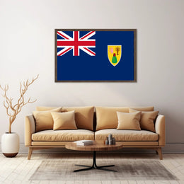 Turks and Caicos Islands Flag Country Flag Poster PosterGoat