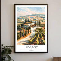 Tuscany Scenic Travel Poster PosterGoat